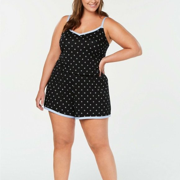 Alfani Other - NWT! Alfani Ultra Soft Contrast Trim Pajama Romper
